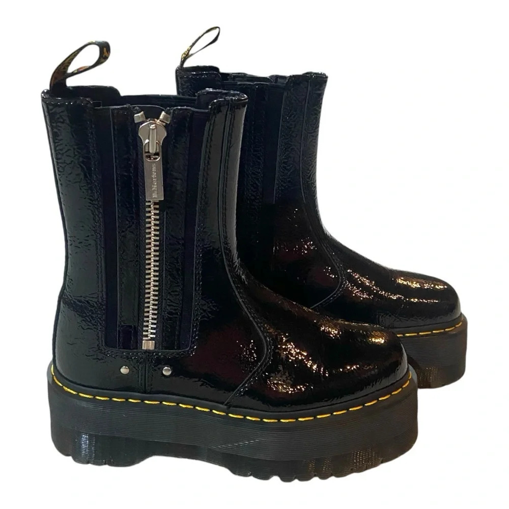 Dr. Martens Black Max Platform Boots 2976